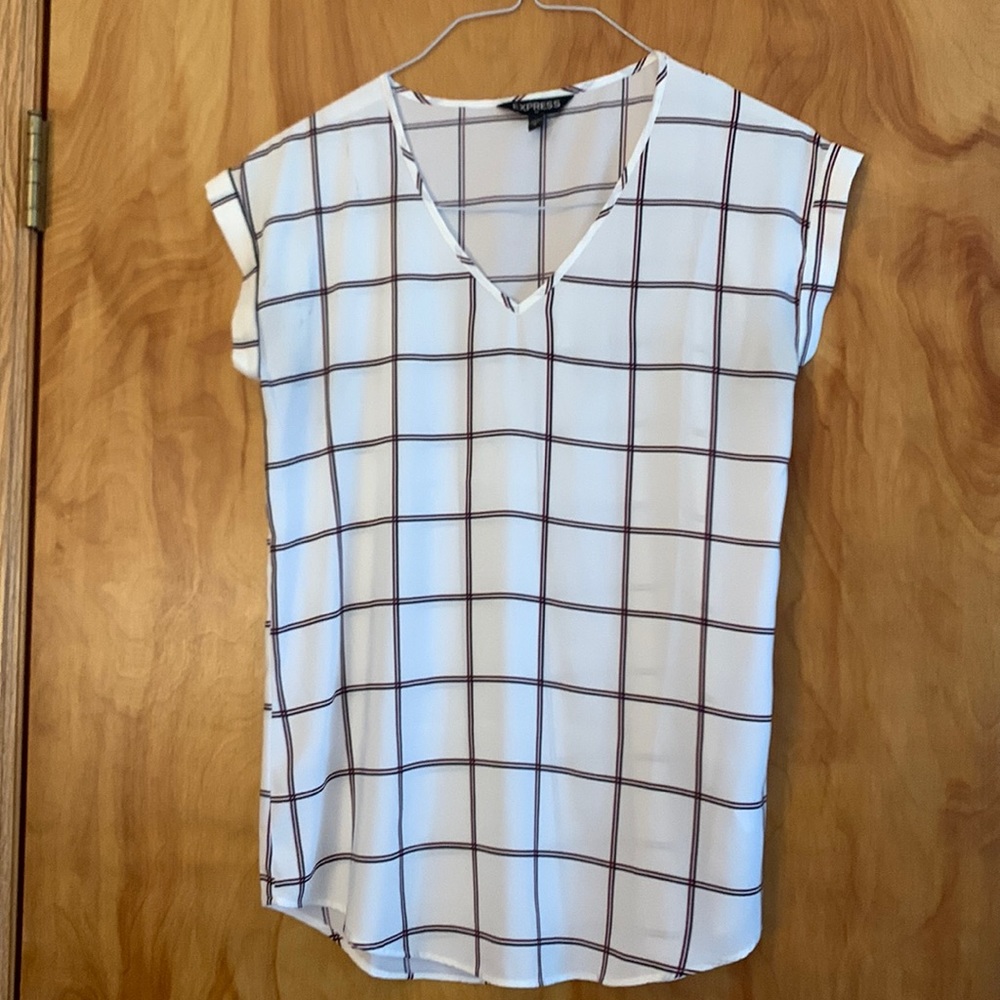 Express cap sleeve blouse